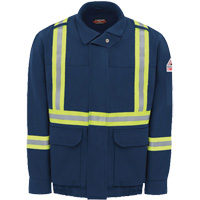 Blouson aviateur doubl&eacute; pour hommes avec garniture r&eacute;fl&eacute;chissante, Petit, Bleu marin, 29 cal/cm² GTA Hardware Inc