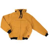 Blouson d'aviateur en toile lourde avec capuchon, Hommes, Moyen (grande taille), Brun GTA Hardware Inc
