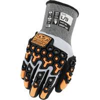 SpeedKnit M-Pact&reg; Cut-Resistant Impact Gloves, Size 7/Small, 18 Gauge, Nitrile Coated, HPPE/Tungsten Shell, ASTM ANSI Level A5/EN 388 Level E GTA Hardware Inc