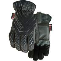 Gants r&eacute;sistant &agrave; la coupure et perforation Gridlock, Taille Moyen, Enveloppe en Acier inoxydable, ASTM ANSI niveau A9/EN 388 niveau 5/EN 388 niveau F GTA Hardware Inc