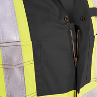 7702BK Combinaison ignifuge et r&eacute;sistant &agrave; l'arc &eacute;lectrique 88/12 FR-Tech, Taille 36, Noir, 9,7 cal/cm² GTA Hardware Inc