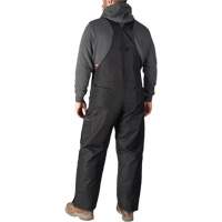 Salopette GridIron de longueur standard avec fermeture &agrave; glissi&egrave;re jusqu'&agrave; la cuisse, Hommes, Grand, Noir GTA Hardware Inc