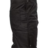 Salopette GridIron de longueur standard avec fermeture &agrave; glissi&egrave;re jusqu'&agrave; la cuisse, Hommes, Grand, Noir GTA Hardware Inc