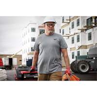 T-shirt de travail hybride, Hommes, Petit, Gris GTA Hardware Inc
