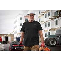 T-shirt de travail hybride, Hommes, Petit, Noir GTA Hardware Inc