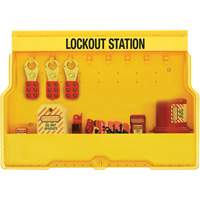 Station de cadenassage dappareils &eacute;lectriques de qualit&eacute; sup&eacute;rieure, Cadenas Aucune, Capacit&eacute; de 16, Cadenas Non compris GTA Hardware Inc