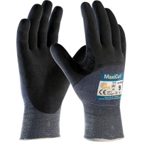 ATG MaxiCut&reg; Ultra Seamless Knit Cut Resistant Gloves, Size Large, 15 Gauge, Nitrile Coated, Engineered Yarn Shell, ASTM ANSI Level A3/EN 388 Level 5/EN 388 Level C GTA Hardware Inc