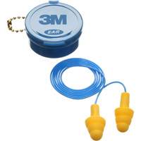 E-A-R Ultrafit Premolded Earplugs, Corded, Pair - Plastic Case, 25 dB NRR, One-Size GTA Hardware Inc