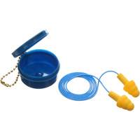 E-A-R Ultrafit Premolded Earplugs, Corded, Pair - Plastic Case, 25 dB NRR, One-Size GTA Hardware Inc
