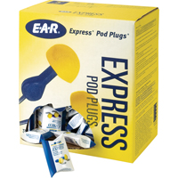 E-A-R Express Pod Plugs Earplugs, Uncorded, Bulk - Pillow Pack, 25 dB NRR, One-Size GTA Hardware Inc