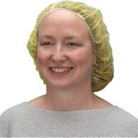 Bonnets bouffants, Polypropyl&egrave;ne, 21", Jaune GTA Hardware Inc