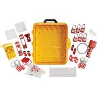 Station de cadenassage &eacute;lectrique avec cadenas de s&eacute;curit&eacute; en nylon utilisant des cl&eacute;s diff&eacute;rentes, Cadenas Plastique, Capacit&eacute; de 60, Cadenas Compris GTA Hardware Inc