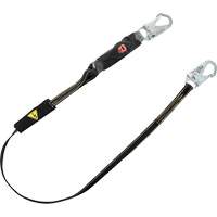 V-Series Welding Energy Absorbing Lanyard, 6', Snap Hook Center, Snap Hook Leg Ends, Kevlar&reg;/Metal/Nylon GTA Hardware Inc