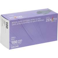 Medical Grade Disposable Gloves, Small, Nitrile, 6-mil, Powder-Free, Black, Class 2 GTA Hardware Inc