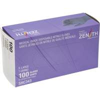 Medical Grade Disposable Gloves, X-Large, Nitrile, 6-mil, Powder-Free, Black, Class 2 GTA Hardware Inc