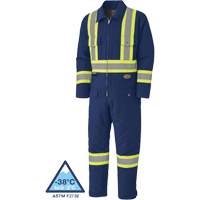 5539A Quilted Duck Coveralls, Small, Navy Blue GTA Hardware Inc