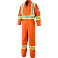 7702T FR-Tech&reg; Arc-Rated Coverall, Size 40 (Tall), High Visibility Orange, 10 cal/cm² GTA Hardware Inc