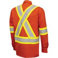 7743 Chemise de s&eacute;curit&eacute; ignifug&eacute;e FR-Tech, Petit, Orange haute visibilit&eacute; GTA Hardware Inc