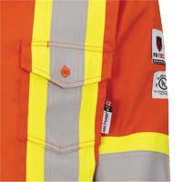 7743 Chemise de s&eacute;curit&eacute; ignifug&eacute;e FR-Tech, Petit, Orange haute visibilit&eacute; GTA Hardware Inc