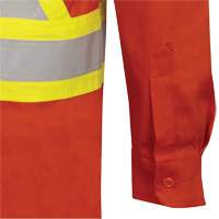 7743 Chemise de s&eacute;curit&eacute; ignifug&eacute;e FR-Tech, Petit, Orange haute visibilit&eacute; GTA Hardware Inc