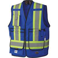 7733 Veste d'arpenteur ignifuge et r&eacute;sistant aux arcs &eacute;lectriques FR-Tech, Petit, Bleu royal, 9,7 cal/cm² GTA Hardware Inc