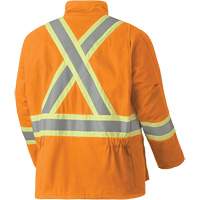 5533 Flame-Resistant Safety Parka, Small, High Visibility Orange, 58 cal/cm² GTA Hardware Inc