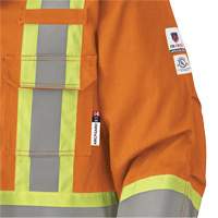 5533 Flame-Resistant Safety Parka, Small, High Visibility Orange, 58 cal/cm² GTA Hardware Inc