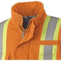 5533 Flame-Resistant Safety Parka, Small, High Visibility Orange, 58 cal/cm² GTA Hardware Inc
