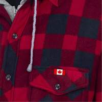 415RB Chemise &agrave; capuche matelass&eacute;e, Hommes, Petit, Multicolore GTA Hardware Inc