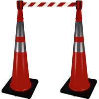 2308 Traffic Cone Topper with 10' Barricade Tape GTA Hardware Inc