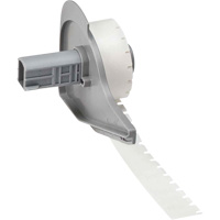 Harsh Environment Multi-Purpose Labels, Polyester, 0.35" L x 0.2" H, Black on Clear GTA Hardware Inc