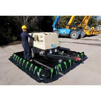 Ultra-Containment Berm&reg;, 179 US gal. Capacity, 4' W x 6' L x 12" H, Stake Wall GTA Hardware Inc