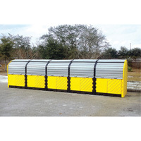 P20 Plus Ultra-Hard Top Spill Pallets&reg; without Drain, 312" L x 79" W x 62" H, 9000 lbs. Load Capacity GTA Hardware Inc