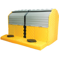 Extender Kit without Drain for Ultra-Hard Top Spill Pallets&reg;, 64" L x 79" W x 62" H, 9000 lbs. Load Capacity GTA Hardware Inc