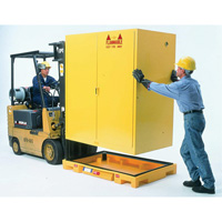 Double Drum Ultra-Safety Cabinet Bladder System&reg;, 63" L x 38.5" W x 6.3" H, 3000 lbs. Load Capacity GTA Hardware Inc