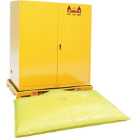 Double Drum Ultra-Safety Cabinet Bladder System&reg;, 63" L x 38.5" W x 6.3" H, 3000 lbs. Load Capacity GTA Hardware Inc