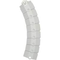 Small Ultra-Sidewinder Cable Protection System avec capuchons, 39,5" x 3" x 0,8", 2000 lb (1 tonne) GTA Hardware Inc