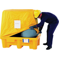 2-Drum Spill Pallet Pullover Cover GTA Hardware Inc