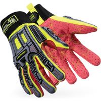 Gants r&eacute;sistants aux coupures Rig Lizard 2028X, 6/T-petit, Paume en Synth&eacute;tique/PEHP, Poignet &eacute;lastique/Boucle et crochet GTA Hardware Inc