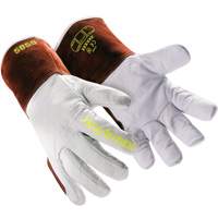 HeatArmor&reg; 5058 Welding Gloves, Grain Goatskin, Size Small/7 GTA Hardware Inc