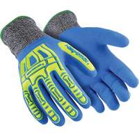 Rig Lizard&reg; Fluid 7102 Cut-Resistant Gloves, Size 5/2X-Small, 13 Gauge, Nitrile Coated, Fibreglass/HPPE Shell, ASTM ANSI Level A4 GTA Hardware Inc