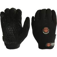 Mechanic Anti-Impact Gloves, 7/Small, Synthetic/Suede Palm, Elastic/Hook & Loop Cuff GTA Hardware Inc