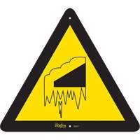 Falling Snow/Ice CSA Standard Safety Sign, 12" x 12", Aluminum, Pictogram GTA Hardware Inc