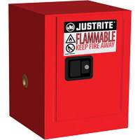 Sure-Grip&reg; EX Countertop Flammable Cabinet, 4 gal., 1 Door, 17" W x 22" H x 17" D GTA Hardware Inc