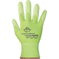 Gants haute visibilit&eacute; r&eacute;sistants &agrave; la coupe S21TXUGFN, Taille 5/2T-petit, Calibre 21, Rev&ecirc;tement Nitrile, Enveloppe en TenActiv, ASTM ANSI niveau A9 GTA Hardware Inc