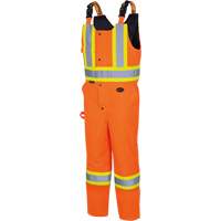 5040 Combinaisons de s&eacute;curit&eacute; matelass&eacute;e imperm&eacute;able, Polyester, Petit, Orange haute visibilit&eacute; GTA Hardware Inc