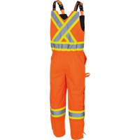 5040 Combinaisons de s&eacute;curit&eacute; matelass&eacute;e imperm&eacute;able, Polyester, Petit, Orange haute visibilit&eacute; GTA Hardware Inc