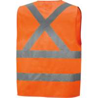 6885 High-Visibility Tricot Safety Vest, High Visibility Orange, Small, Polyester GTA Hardware Inc