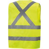 6886 High-Visibility Tricot Safety Vest, High Visibility Lime-Yellow, Small, Polyester GTA Hardware Inc