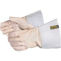 Gants pour soudeur avec coutures externes en Kevlar, Cuir de vache refendu, Taille 7 GTA Hardware Inc